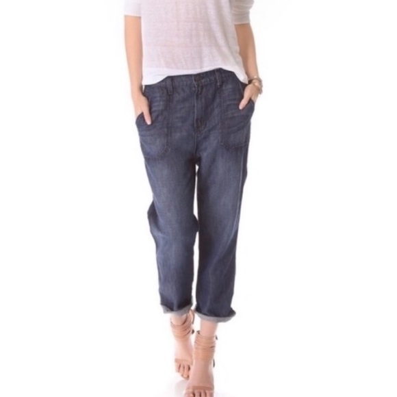 J Brand Rivington Slouchy Cargo Style Baggy Fit Jeans Size 27 - Picture 2 of 11